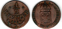 Haus Habsburg - Österreich 1/2 Kreuzer 1816 A Franz II., 1/2 Kreuzer 181... 9,00 EUR  plus 9,90 EUR verzending
