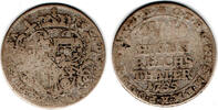 Münster 1/6 Taler Münster, 1/6 Taler 1755, Clemens August von Bayern, siehe Scan -