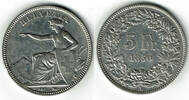 Schweiz 5 Franken switzerland - suisse, 5 francs (5 Franken) 1850 A, like scan -