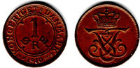 Dänemark 1 Öre denmark coin, 1 öre, Frederick VIII., like scan -