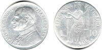 Vatikan 10 Lire vatican silver coin 1979, Papst Johannes Paul II. , condition like scan -