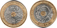 Frankreich 20 Francs France, 20 Francs "Pierre de Coubertin", like scan -
