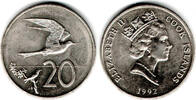 Cook Inseln 20 cents 1992 Cook Inseln, 20 cents, 1992, Umlaufmünze vorzü... 3,00 EUR  plus 9,90 EUR verzending