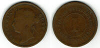 Straits Settlements 1 Cent Straits Settlements, Cent, Victoria, like scan! -