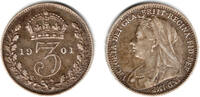 Großbritannien 3 Pence great britain, 3 pence, Victoria, like scan -