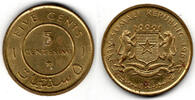 Somalia 5 Centesimi Somalia, 5 Centesimi, like scan -