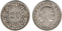 Schweiz 20 Rappen Switzerland, 20 Rappen 1883 B, like scan -