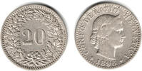 Schweiz 20 Rappen Switzerland, 20 Rappen 1896 B, like scan -
