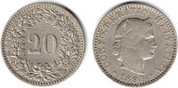Schweiz 20 Rappen Switzerland, 20 Rappen 1894 B, like scan -