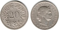 Schweiz 20 Rappen Switzerland, 20 Rappen 1900 B, like scan -