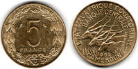 Äquatorialafrikanische Staaten - Kamerun 5 Francs cameroun, 5 francs 1965, like scan -