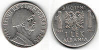 Albanien 1 Lek albania, 1 lek 1939, Vittorio Emanuele III., like scan -
