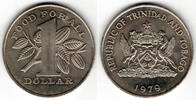 Trinidad and Tobago 1 Dollar Trinidad and Tobago 1979, 1 Dollar "FAO", like scan -