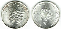 Vatikan 500 Lire vatican silver coin 1975, paul VI. -