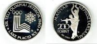 Ungarn 200 Forint hungary, 200 Forint 1980 "Lake Placid olympics" -