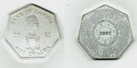 Sambia 4000 Kwacha Zambia, 4000 kwacha, calendar 2002, Proof like scan -