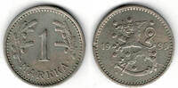 Finnland 1 Markka Finland, 1933, 1 Markka, like scan! -