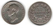 Niederlande 25 Cent Netherlands, 25 cents willem II., like scan -