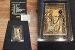 Mali 1000 Francs mali, silver coin, 2 ounces with 1 ct Onyx + gold application, with box/COA -