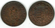 Haus Habsburg - Österreich-Ungarn 1 Denar Maria Theresia, 1 Denar KB (Kremnitz), Patrona Hungariae, Erhaltung siehe Scan! -