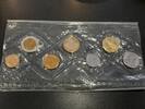 Russland 186 Rubel russia, coin set 1992, 6 coins 1 rouble to 100 roubles, BU, like scan -