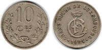 Luxemburg 10 Centimes Kursmünze Luxemburg 10 Centimes Charlotte, Erhaltung siehe Scan! -