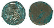 Salzburg 1 Pfennig Salzburg, einseitiger Pfennig, Sigismund III. Graf von Schrattenbach -