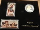 Fidschi Inseln 3 Münzen (10 Dollars + 2 x 20 Dollars) Fiji Islands, 3 silver coin set "Raphael - The Sistine Madonna", box/COA -
