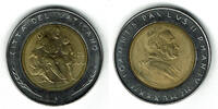 Vatikan 500 Lire vatican,1982, Johannes Paul II., example photo -