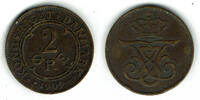 Schweden 2 Öre sweden, 2 öre 1909, Gustav V., like scan -