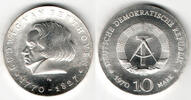 Deutsche Demokratische Republik 10 Mark DDR, Gedenkmünze 10 Mark Ludwig van Beethoven, siehe Scan! -