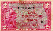 Deutschland - Bank Deutscher Länder 2 Mark Bank Deutscher Länder, Zwei Deutsche Mark, Serie 1948, Ro. 234a -