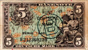 Deutschland - Bank Deutscher Länder 5 Mark Bank Deutscher Länder, Fünf Mark mit B-Stempel, Serie 1948, Ro. 237a -