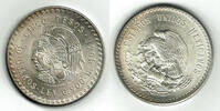 Mexico 5 Pesos Mexico 1948, 5 Pesos, "Head with Headdress left" -