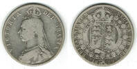 Großbritannien Half Crown Great britain, Queen Victoria, Half Crown 1889, silver, like scan -
