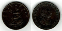 Großbritannien 1/2 Penny Great Britain, George III., half penny, like scan -