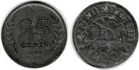 Niederlande 25 Cents netherlands, 25 Cents 1941, like scan -