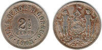 Britisch Nord-Borneo 2 1/2 Cents british north borneo, 2 1/2 Cents coin -