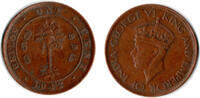 Ceylon - Sri Lanka 1 Cent sri lanka - ceylon, 1 Cent, King George VI. -