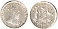 Australien 3 Pence Australia, 3 Pence (Threepence) silver coin, edward VII., like Scan! -