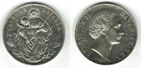Bayern Taler bavaria, 1 taler 1867, ludwig II., patrona bavariae, like scan -