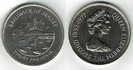Jersey 25 Pence Jersey, 25th anniversary of coronation - Elisabeth II. -