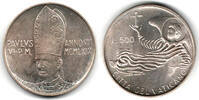 Vatikan 500 Lire vatican silver coin 1969, paul VI.! -