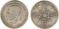Großbritannien 1 Florin (Two shilling) great britain silver coin, george V., Florin (Two shilling)! -
