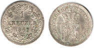 Bayern 1 Kreuzer bavaria, Maximilian II., 1 Kreuzer, like scan -
