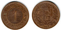 Dänemark 1 Skilling denmark 1856, 1 skilling rigsmond, frederik VII., like scan -