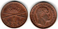 Dänemark 1 Skilling denmark 1853, 1 skilling rigsmond, frederik VII. -