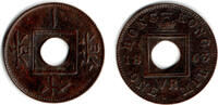 Hongkong 1 Mil British Colonies - Hongkong, 1 Mil 1865 Victoria -
