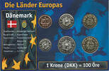 Dänemark 38,50 Kronen denmark, coin set, 50 öre - 20 crowns (6 coins) -