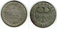 Weimarer Republik 1 Mark Weimarer Republik, Kursmünze 1 Mark 1925 F! -